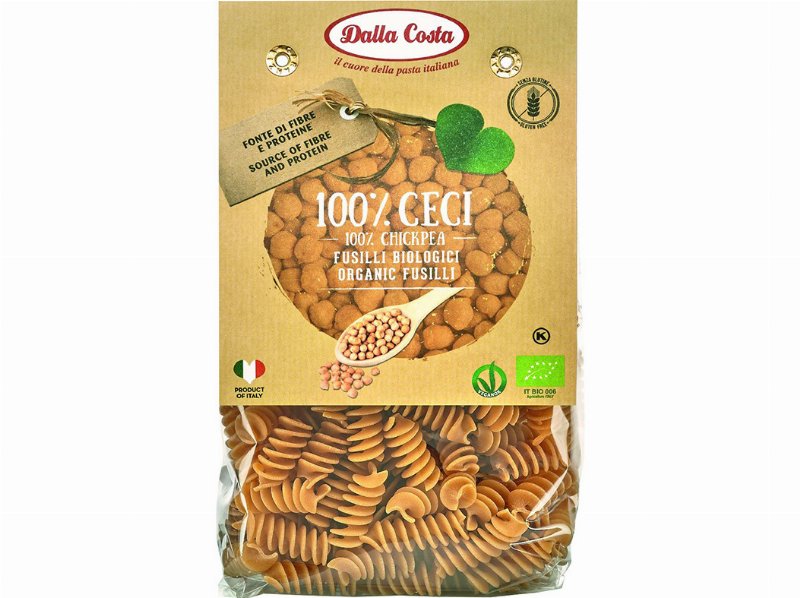 Fusili Dalla Costa Grão Bico Bio Sem Glúten 250 g