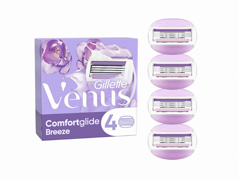 Recarga De Lâminas Comfortglide Breeze Venus 4 Un