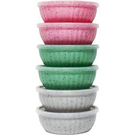 Conjunto 6 Caixas De Snacks 240 ml Kasa