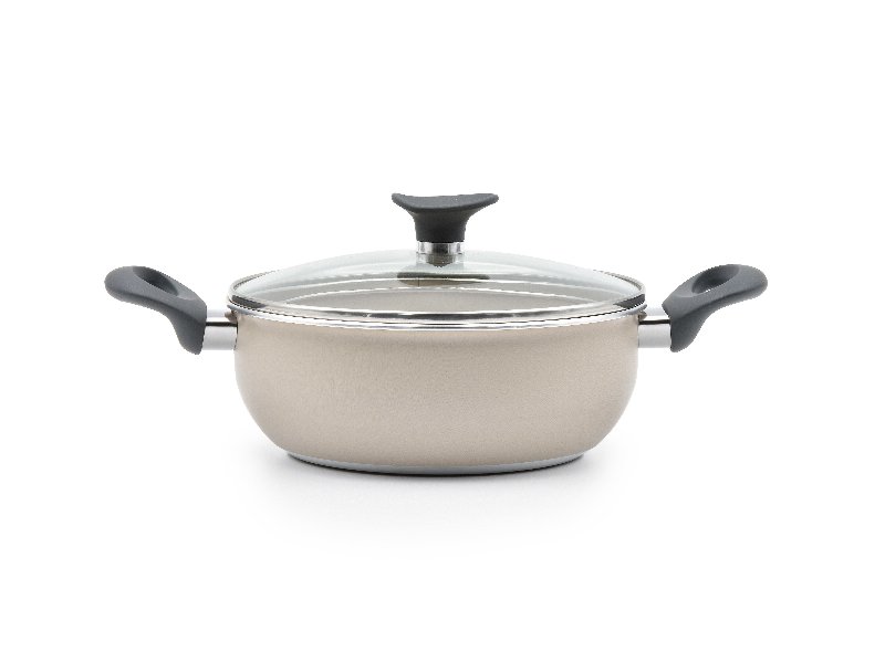 Caçarola Com Asas Aveiro Celar Aluminio Antiaderente Apta Indução 20Cm