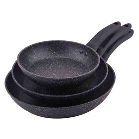Conjunto 3 Frigideiras Antiaderente Alumínio 20, 24 E 28Cm Kasa