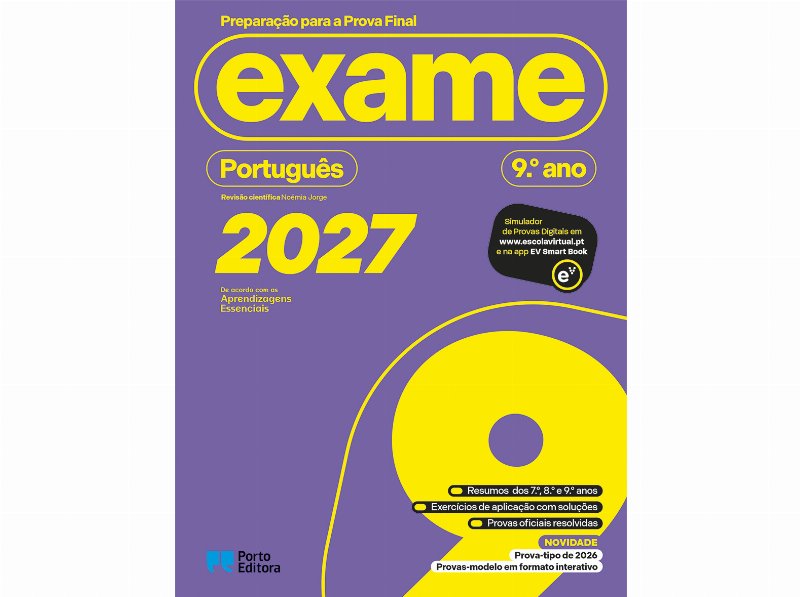 Livro Preparação Prova Final 2027 Português 9º Ano