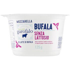 Queijo Mozzarella De Búfala Sem Lactose Garofalo 125 gr