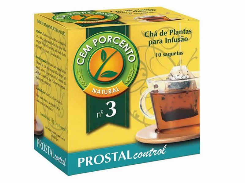 Chá Cem Porcento Nº3 Prostal Control 10 Saquetas