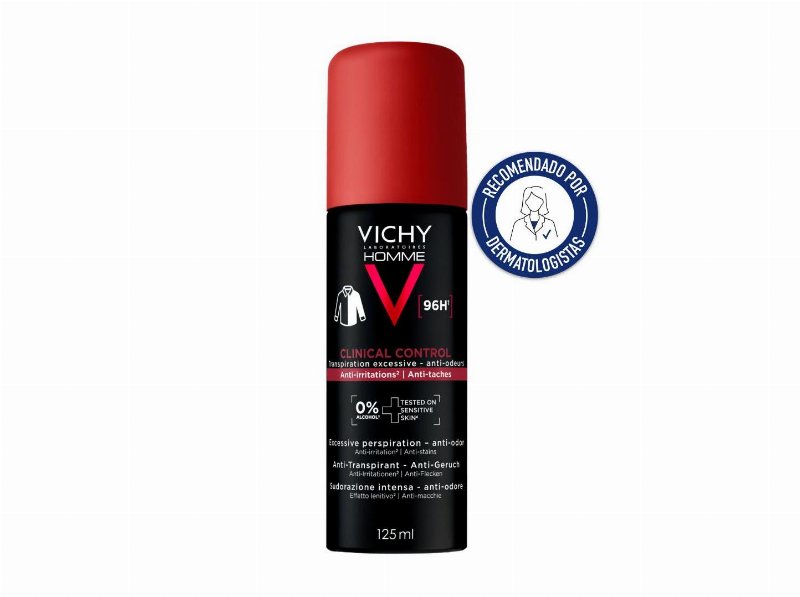 Desodorizante Vichy Homme Clinical Control 96H 125 ml