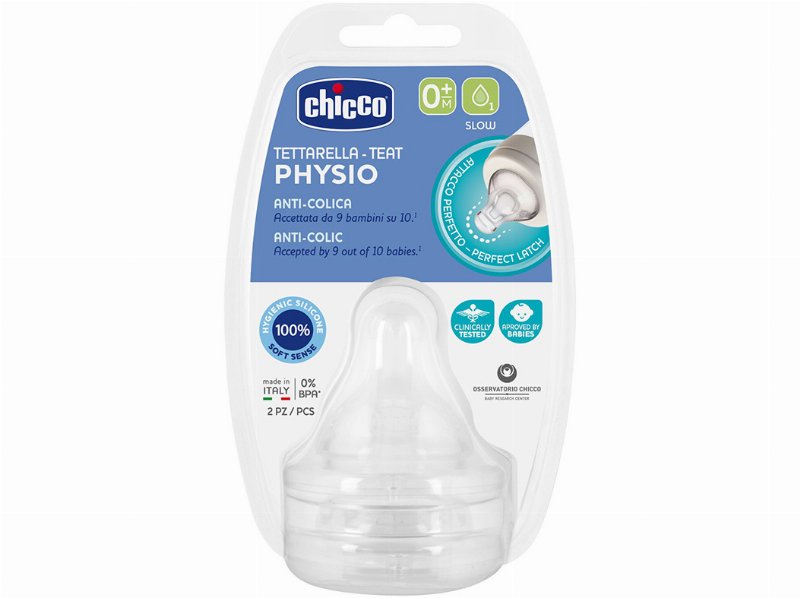 Tetina Chicco P5 Silicone Fluxo Normal Om+ 2Un