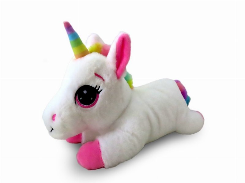 Peluche Unicórnio One Two Fun 100% Reciclado 30Cm