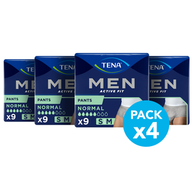 Cuecas Incontinência Normal Pants S/M Tena 4 X 9 Un