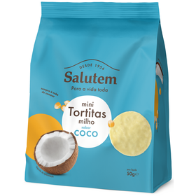 Tortitas De Milho Mini Coco Salutem 50 gr