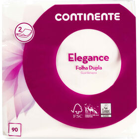 Guardanapos 2 Folhas Elegance Continente 90 Un