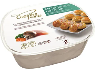 Mini Empadas Cozinha Pronta Frango 560 g