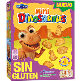 Bolachas Mini Dinossauros Sem Glúten Artiach 160 gr (4 Un)