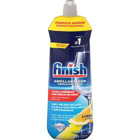 Abrilhantador Máquina Loiça Brilho E Secagem Limão Finish 800 ml