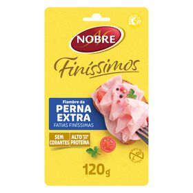 Fiambre Da Perna Extra Fatias Finas Nobre 120 gr