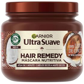 Máscara Cabelo Leite De Coco E Macadâmia Garnier Ultra Suave 340 ml