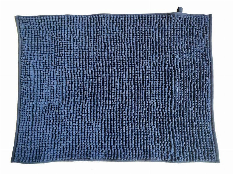 Tapete Casa De Banho 95% Poliester Reciclado Actuel 900 g Azul 50X70Cm