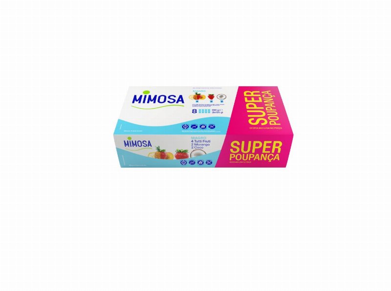 Iogurte Magro Mimosa Aromas 8X120 g