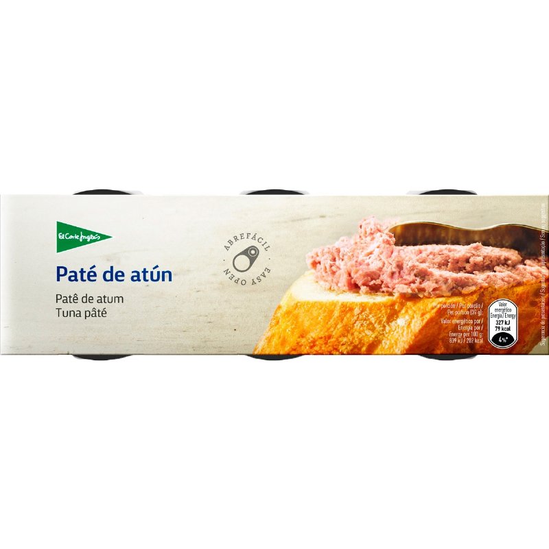 Paté De Atum Pack 3 Unidades 234 g