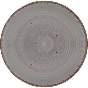 Prato Raso 27Cm Cinza Seia Kasa