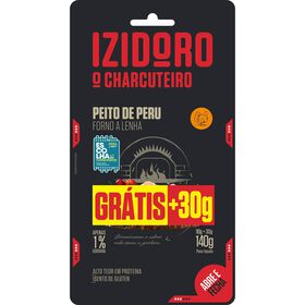 Fiambre Peito De Peru Forno A Lenha Izidoro 110 gr + 30 gr Grátis