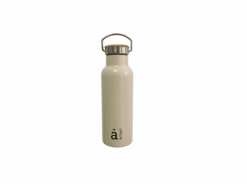 Garrafa Térmica Inox Actuel Bege C/Pega 0.5 l