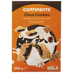 Cereais Crockers Recheio De Chocolate Continente 500 gr