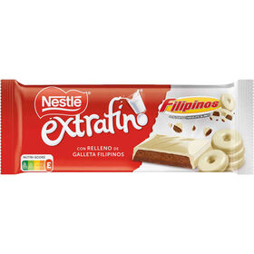 Tablete De Chocolate Branco E Recheio De Bolacha Filipinos Nestlé 84 gr