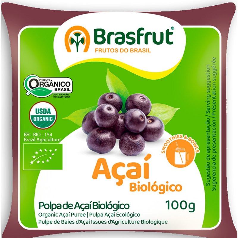 Polpa De Açaí Biológica 100 g