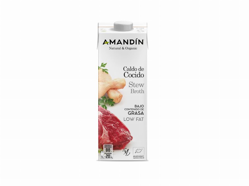 Caldo De Cozido Amandín Bio 1 l