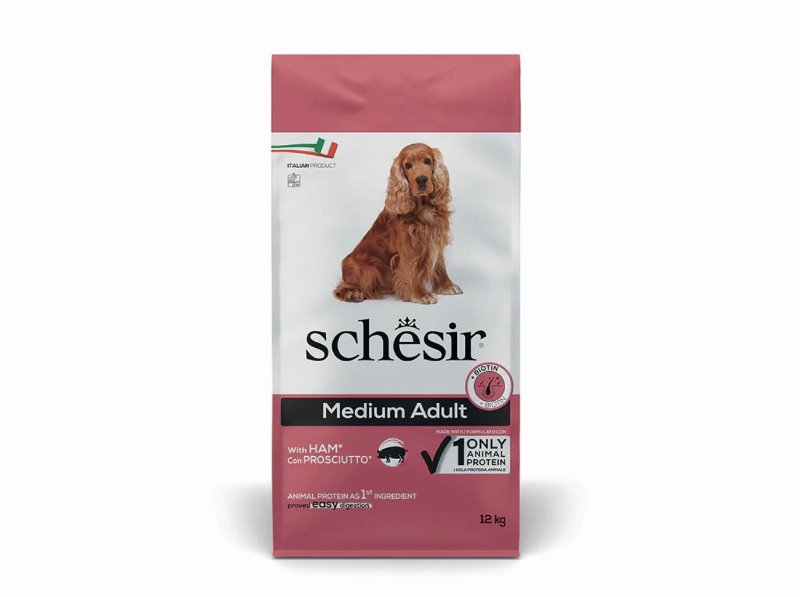 Ração Para Cão Schesir Médio Presunto 12 kg