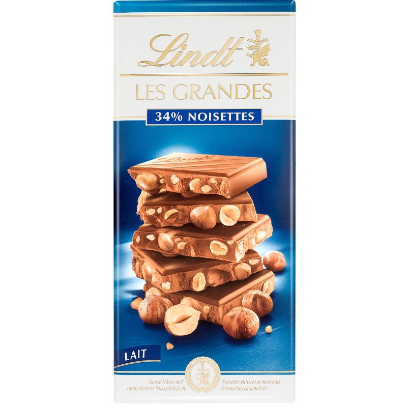 Le Grandes Chocolate Leite 34% Avelãs 150 g