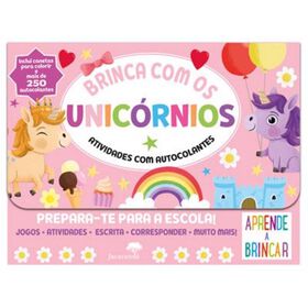Atividades Com Autocolantes - Brinca Com Os Unicórnios
