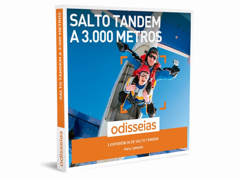 Pack Odisseias Salto Tandem A 3.000 Metros