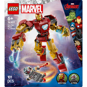 Lego Marvel - Robô Do Iron Man Contra Ultron - 76307