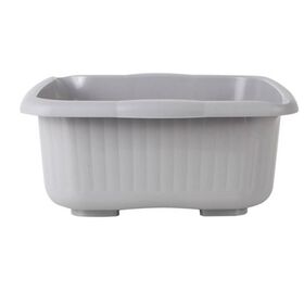 Bacia Quadrada 10 l Cinza Kasa