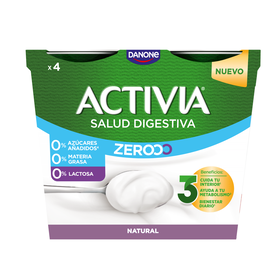 Iogurte Bifidus Magro Natural Sem Lactose Activia Danone 480 gr (4 Un)