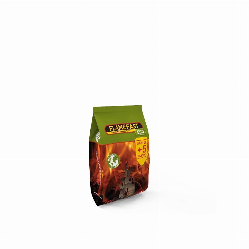 Flamefast Acendalha Eco 50 Cubos + 5 Grátis