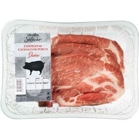 Costeletas Do Cachaço De Porco Duroc Continente Seleção 550 gr (Aprox.)