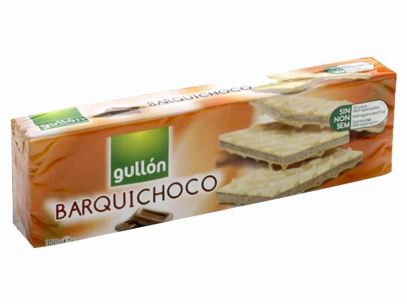 Bolacha Gullon Wafer Barquichoco 150 g