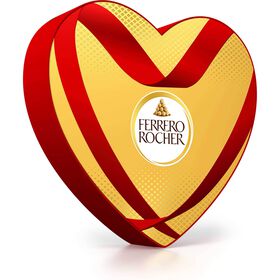 Bombons De Chocolate Com Recheio De Creme E Avelã Coração Ferrero Rocher 102 gr