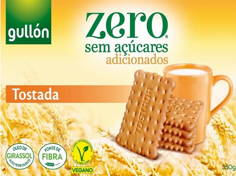 Bolacha Tostada Gullon Zero 350 g