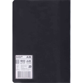Caderno Agrafado Pautado Flex A5 Preto Note!