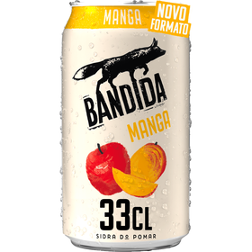 Sidra Em Lata Com Álcool Maçã E Manga Bandida 33 cl