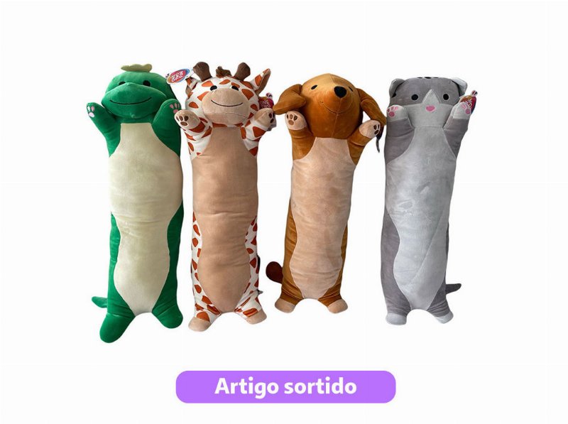 Animais Peluche One Two Fun 95% Reciclado 68Cm Modelos Sortidos