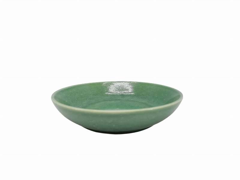 Prato De Sopa Emerald Actuel Verde Grés Ø22Cm