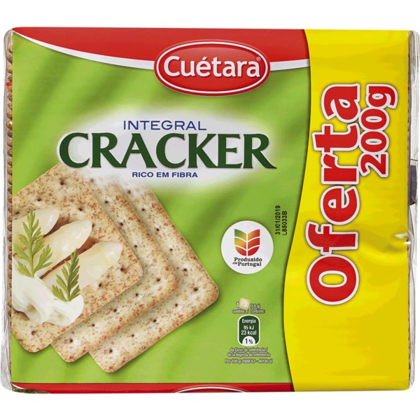 Crackers Integrais Pack 3 Unidades 200 g