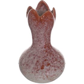 Jarra Degradé Rosa Formato Tulipa 12Cm Kasa
