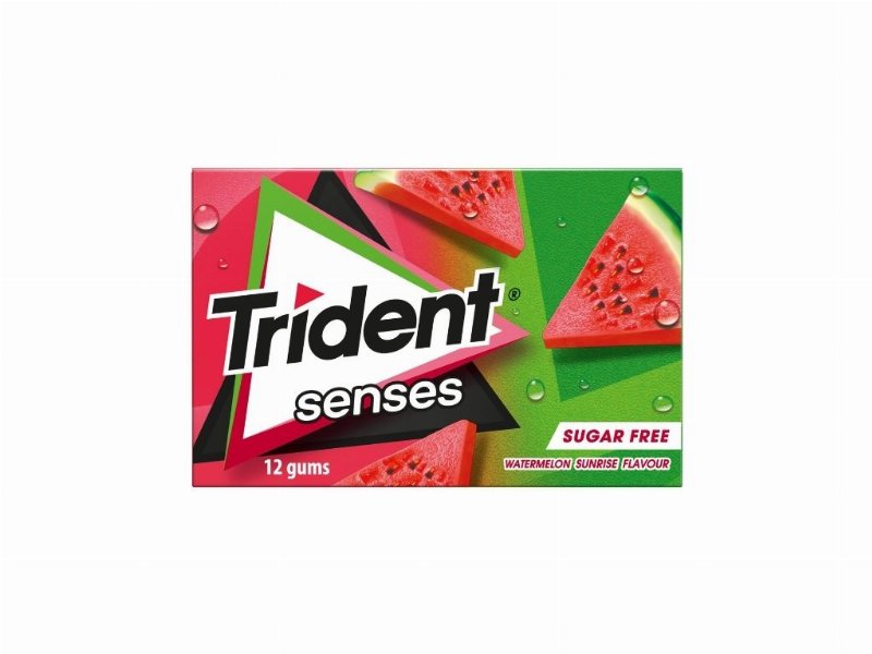 Pastilhas Trident Elásticas Senses Watermelon 23 g
