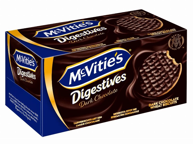 Bolachas Digestivas Mcvitie's Chocolate Negro 200 g