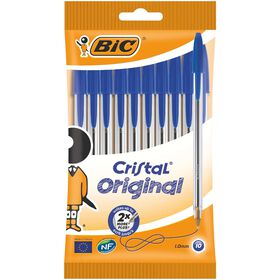 Esferográfica Cristal Original De Tinta Azul Bic
